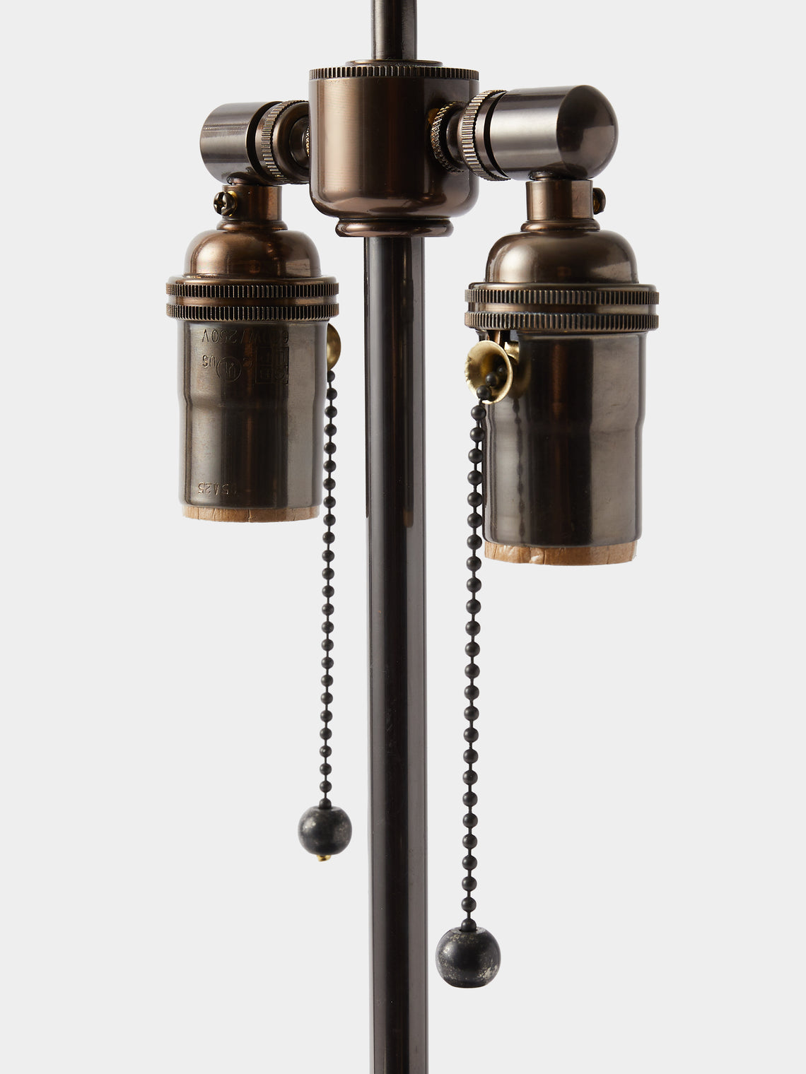 Peter Speliopoulos Projects - Hand-Glazed Stoneware Table Lamp - Black - ABASK