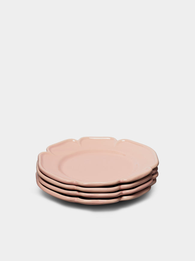 Maison Pichon Uzès - Louis XV Campagne Hand-Glazed Ceramic Side Plates (Set of 4) -  - ABASK
