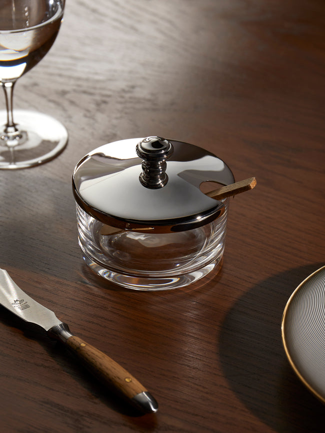 Christofle - Albi Silver-Plated Cheese / Jam Dish - Silver - ABASK