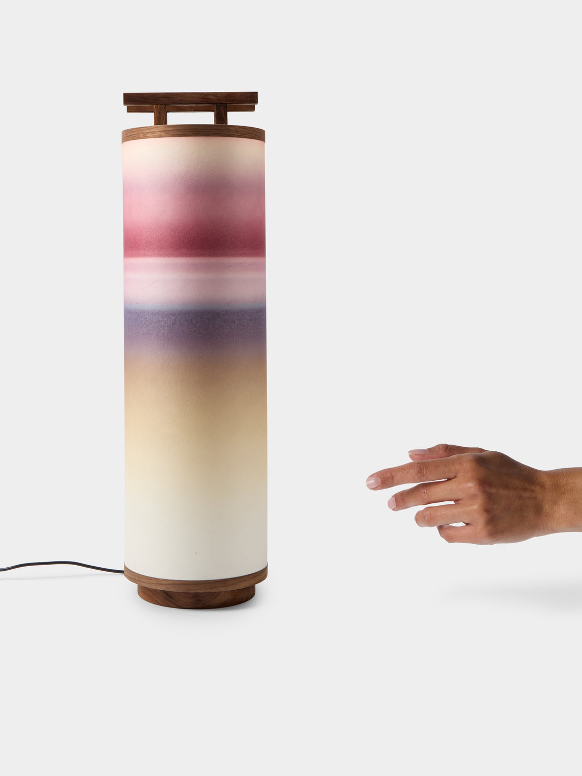Maxime Prange - Torii Walnut and Washi Paper Large Table Lamp - Multiple - ABASK
