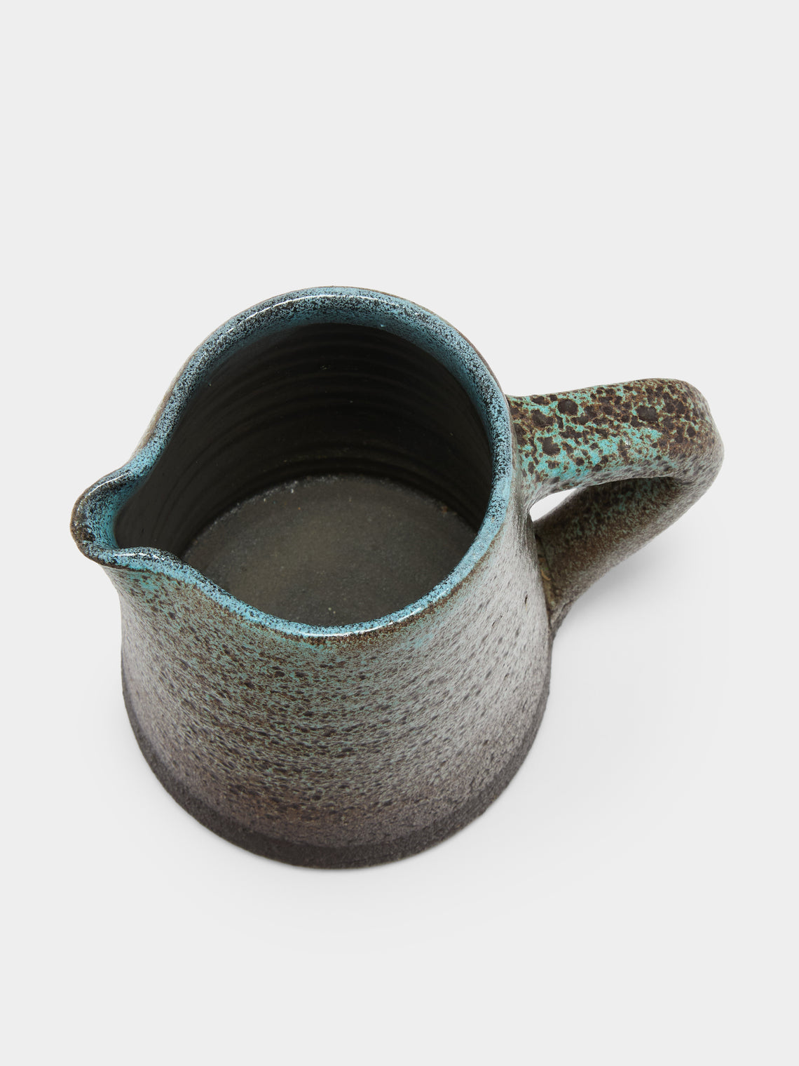 Antique and Vintage - Mid-Century Accolay Ceramic Jug - Brown - ABASK