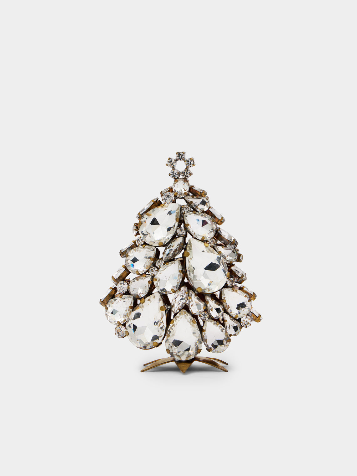 ABASK Decorations - 3D Gleam Czech Crystal Tree - Clear - ABASK - 