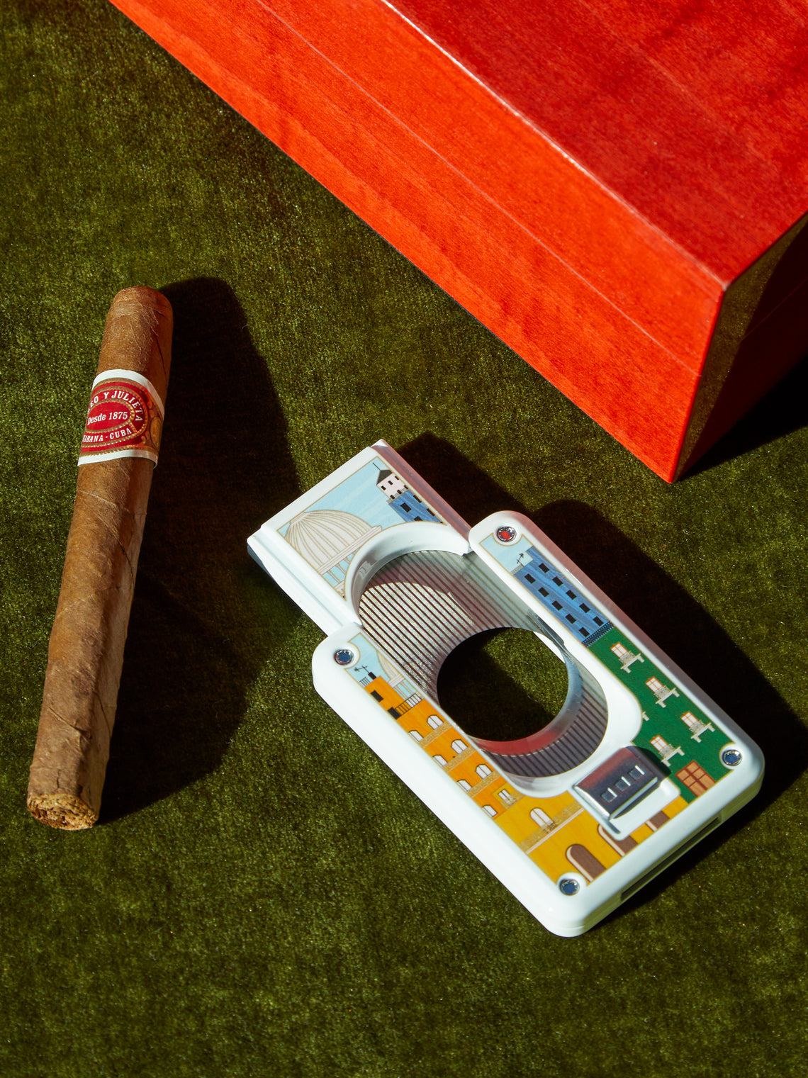 Elie Bleu - Casa Cubana Stainless Steel Cigar Cutter -  - ABASK