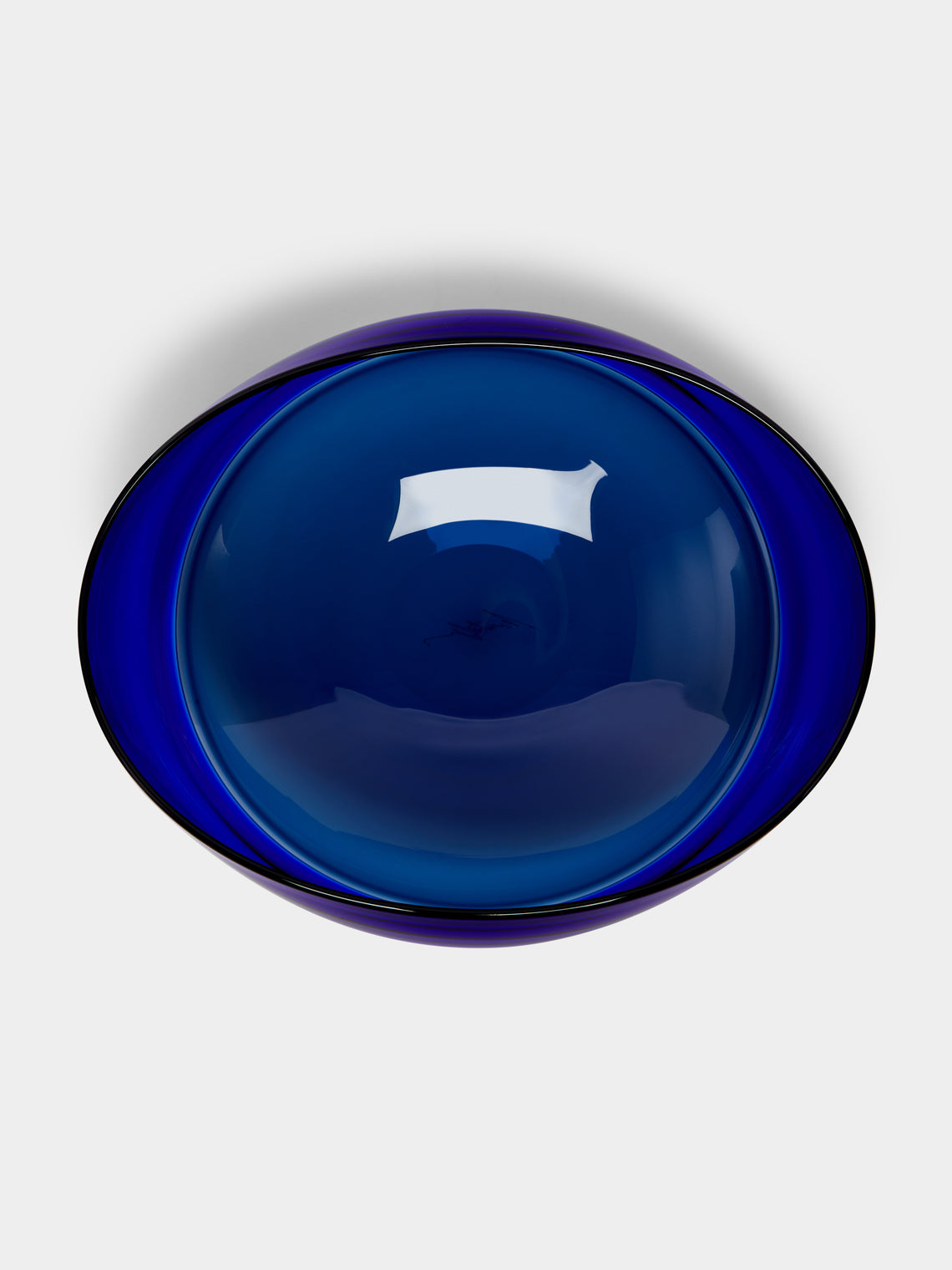 Stewart Hearn - Oval Encalmo Hand-Blown Glass Bowl -  - ABASK