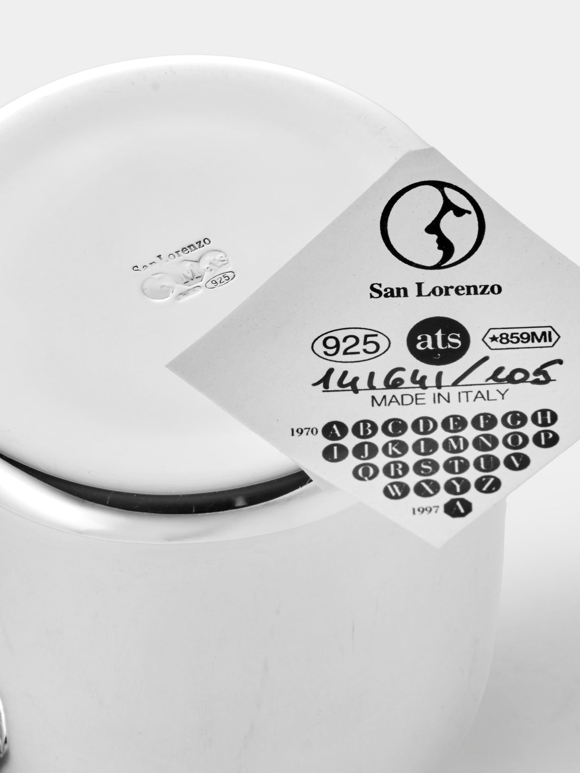 San Lorenzo - 1988 Afra and Tobia Scarpa Sterling Silver Tea Service (Set of 3) - Silver - ABASK
