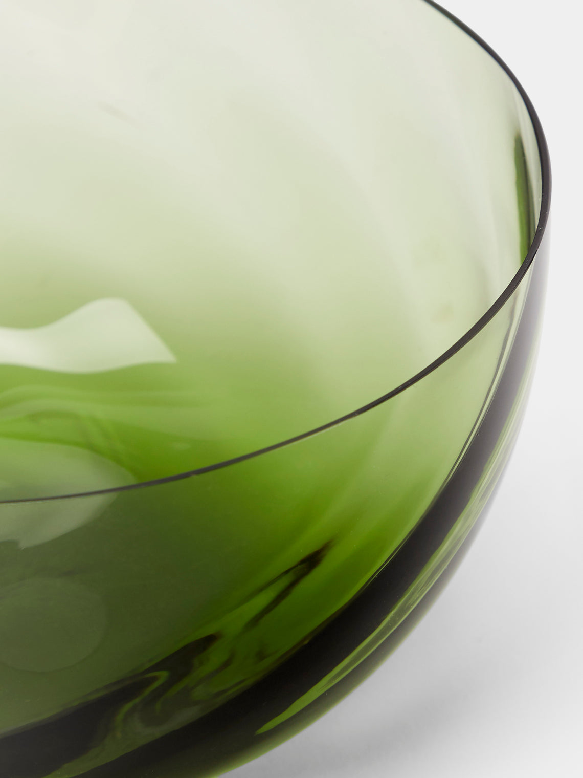 NasonMoretti - Idra Hand-Blown Murano Glass Bowl - Green - ABASK