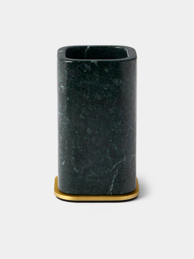 Giobagnara - Polo Marble Toothbrush Holder - Green - ABASK - 