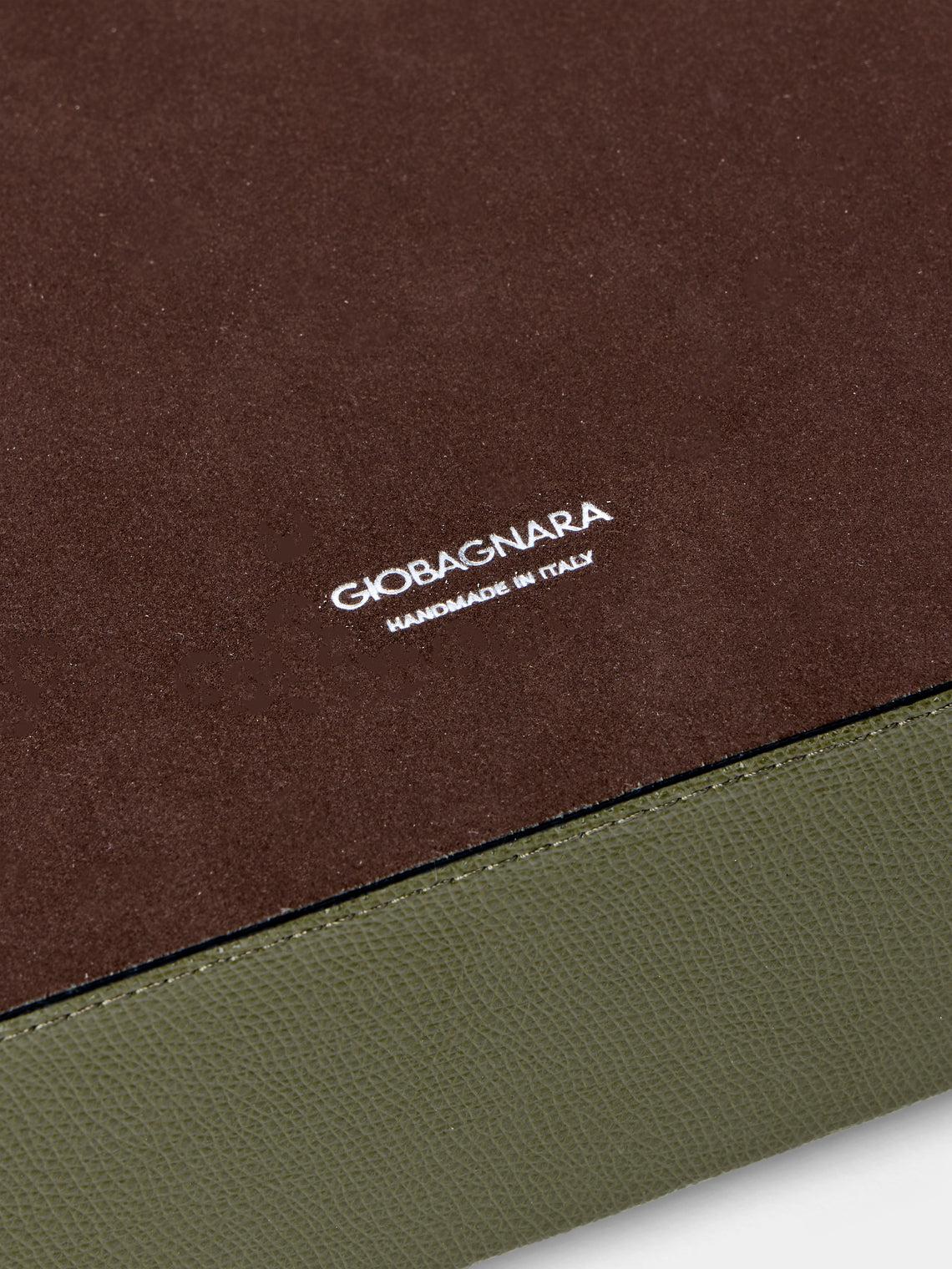 Giobagnara - Leather Triple Checkers, Chess and Dominoes Compendium - Green - ABASK