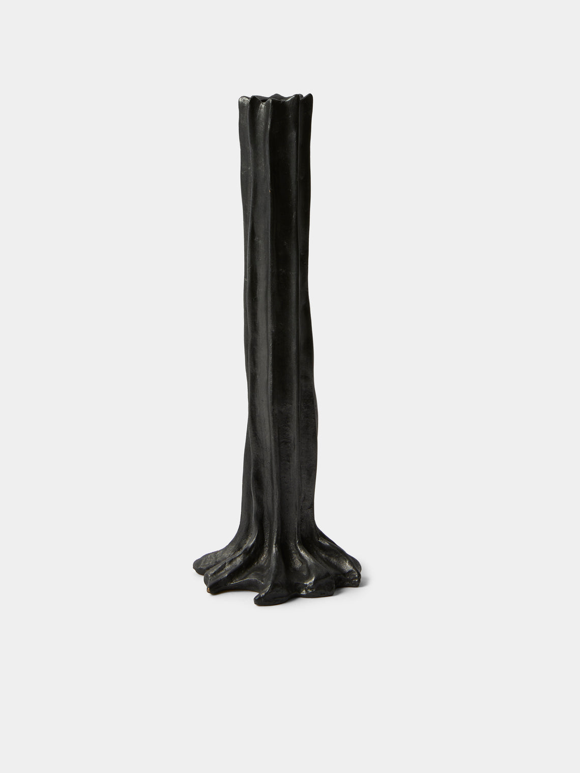 Studio Palatin - | Set of 4 | Arbor Bronze Candlesticks - Black - ABASK