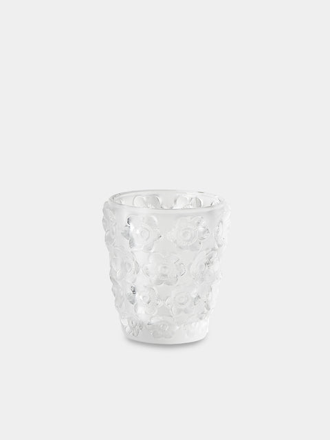 Lalique - Anemones Crystal Votive - Clear - ABASK