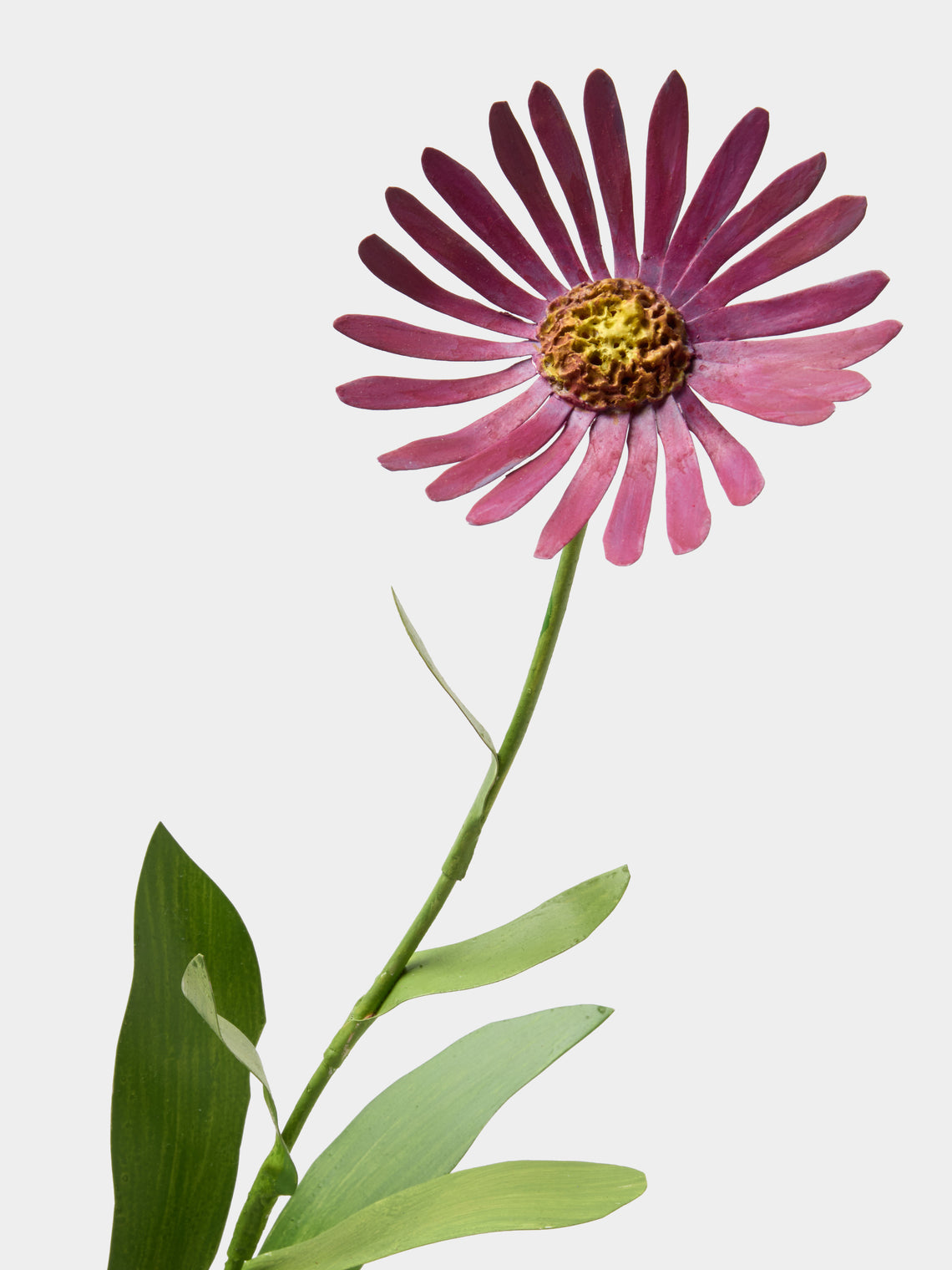 Erbavoglio Milano - Hand-Painted Copper Ornamental Flower - Pink - ABASK