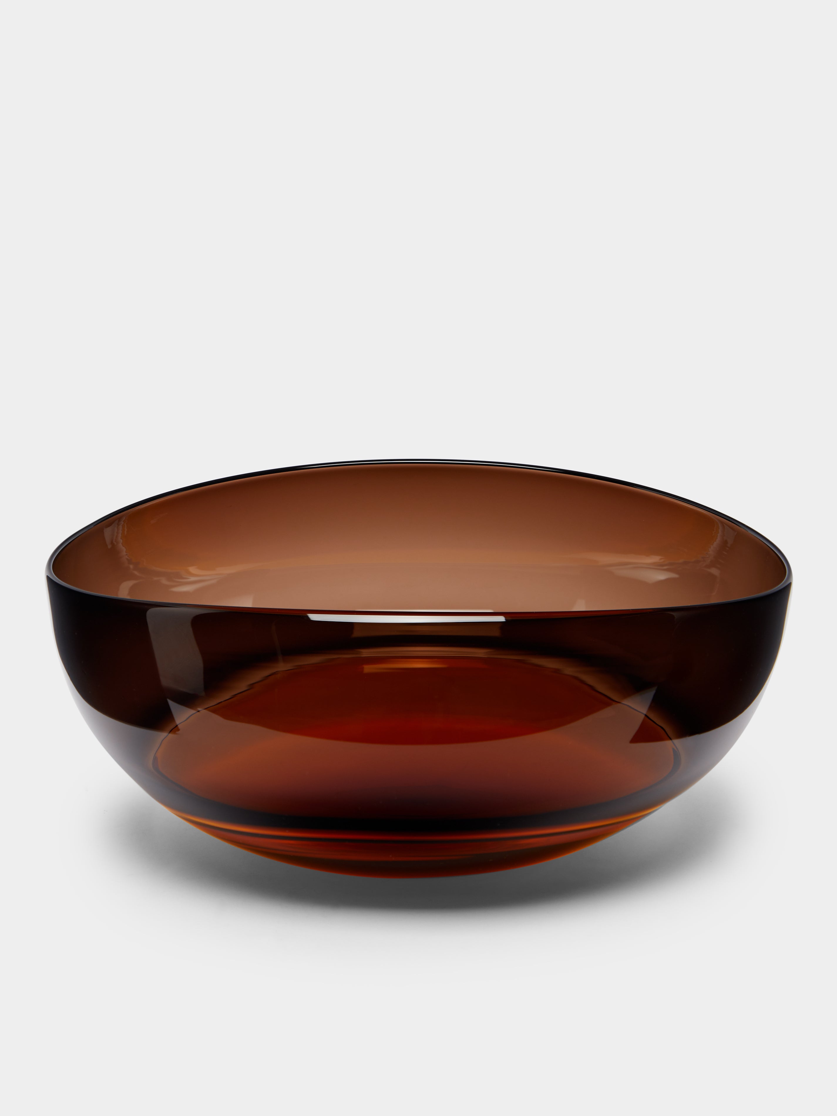 Oval Encalmo Hand-Blown Glass Bowl