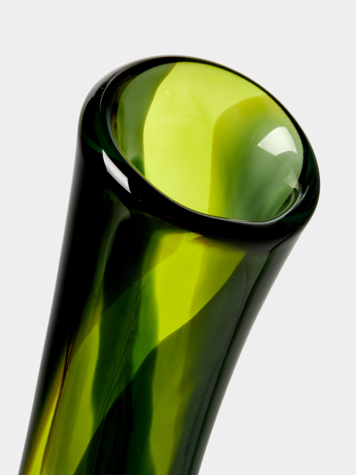 Stewart Hearn - Freedom Hand-Blown Glass Vase (26.5in/68cm) - Green - ABASK