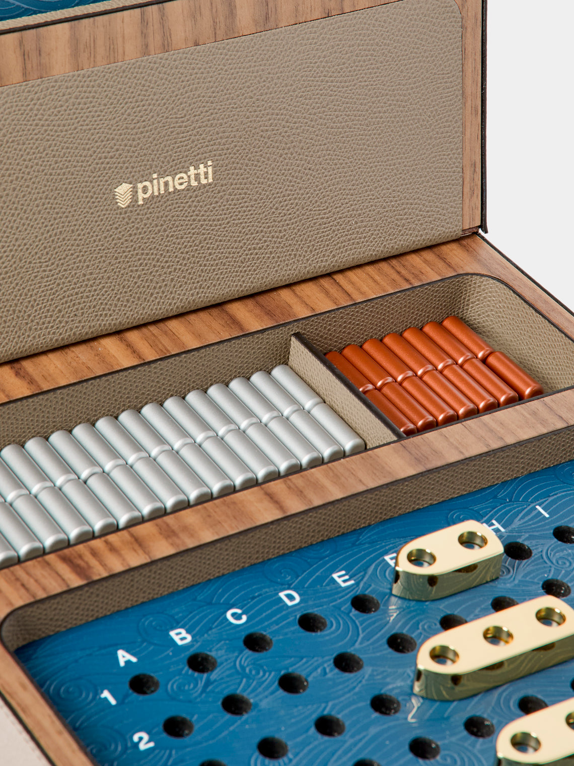 Pinetti - Leather Battleship Set - Brown - ABASK