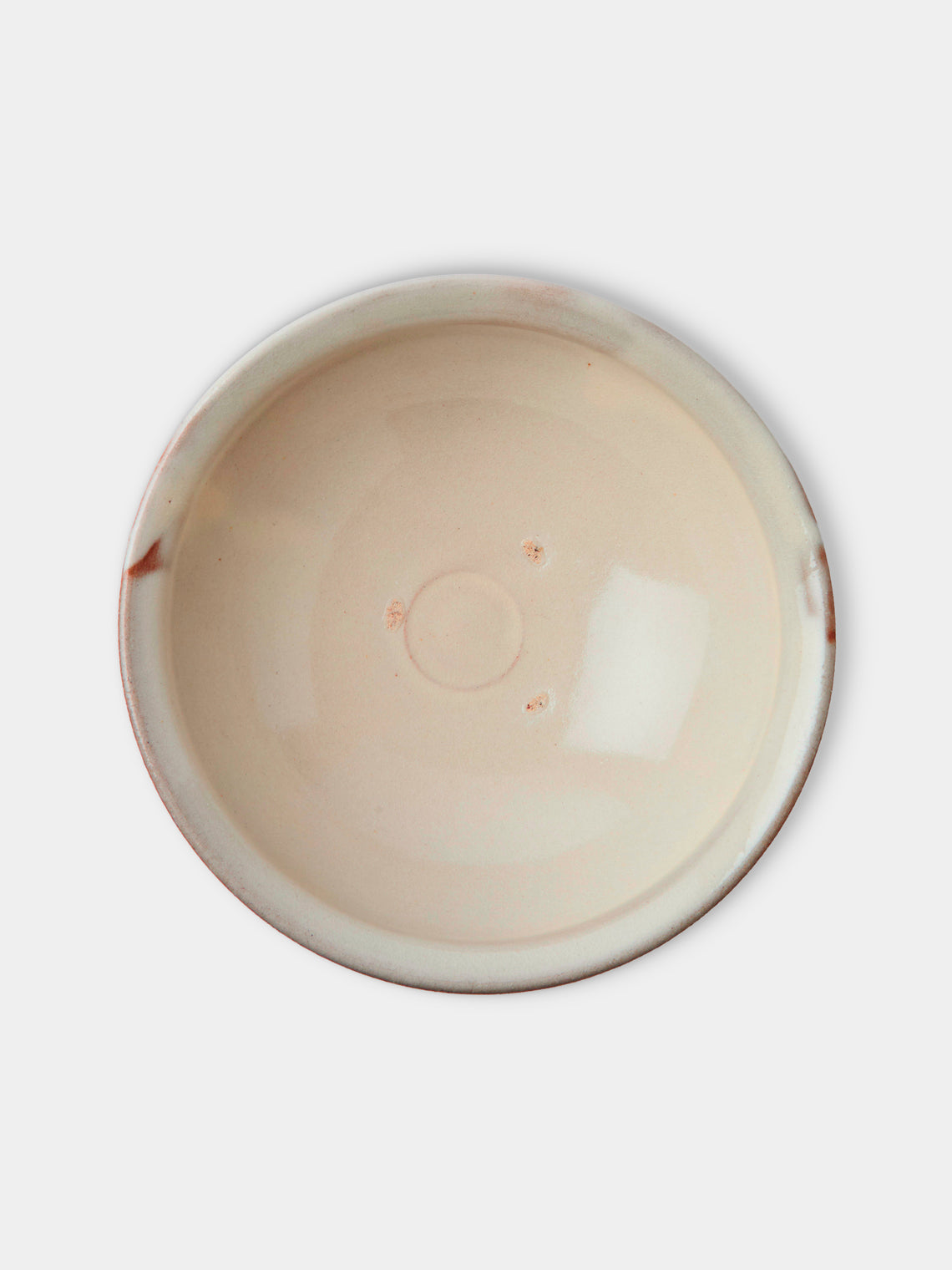 Fuminari Araga - Kohiki Ceramic Shallow Bowls – 6in/15cm (Set of 4) - White - ABASK