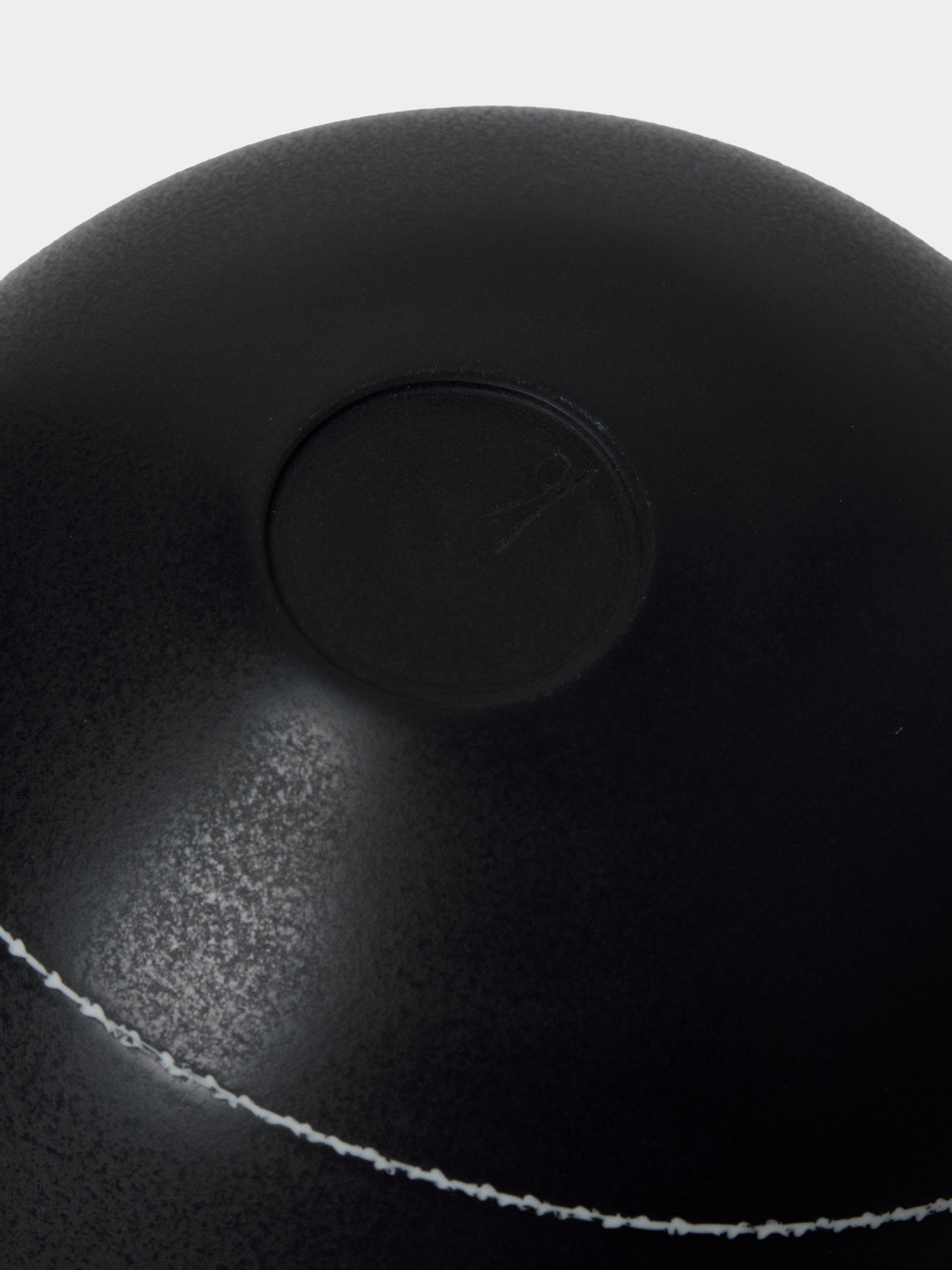 Paul James Ceramics - Fractured Reality Hand-Thrown Ceramic Bowl - Black - ABASK