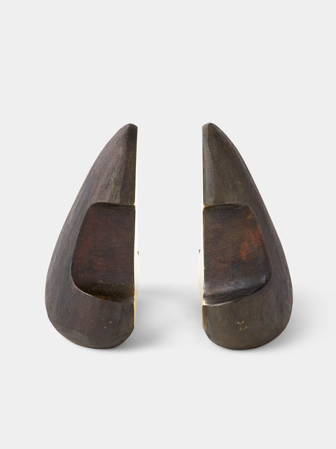 Carl Auböck - Cello Brass Bookends - Black - ABASK - 