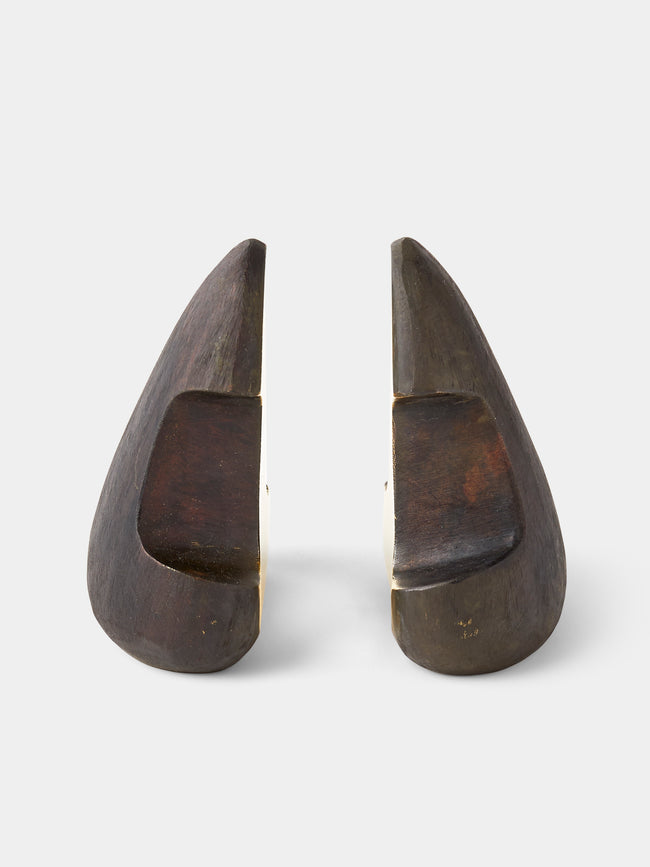 Carl Auböck - Cello Brass Bookends - Black - ABASK - 