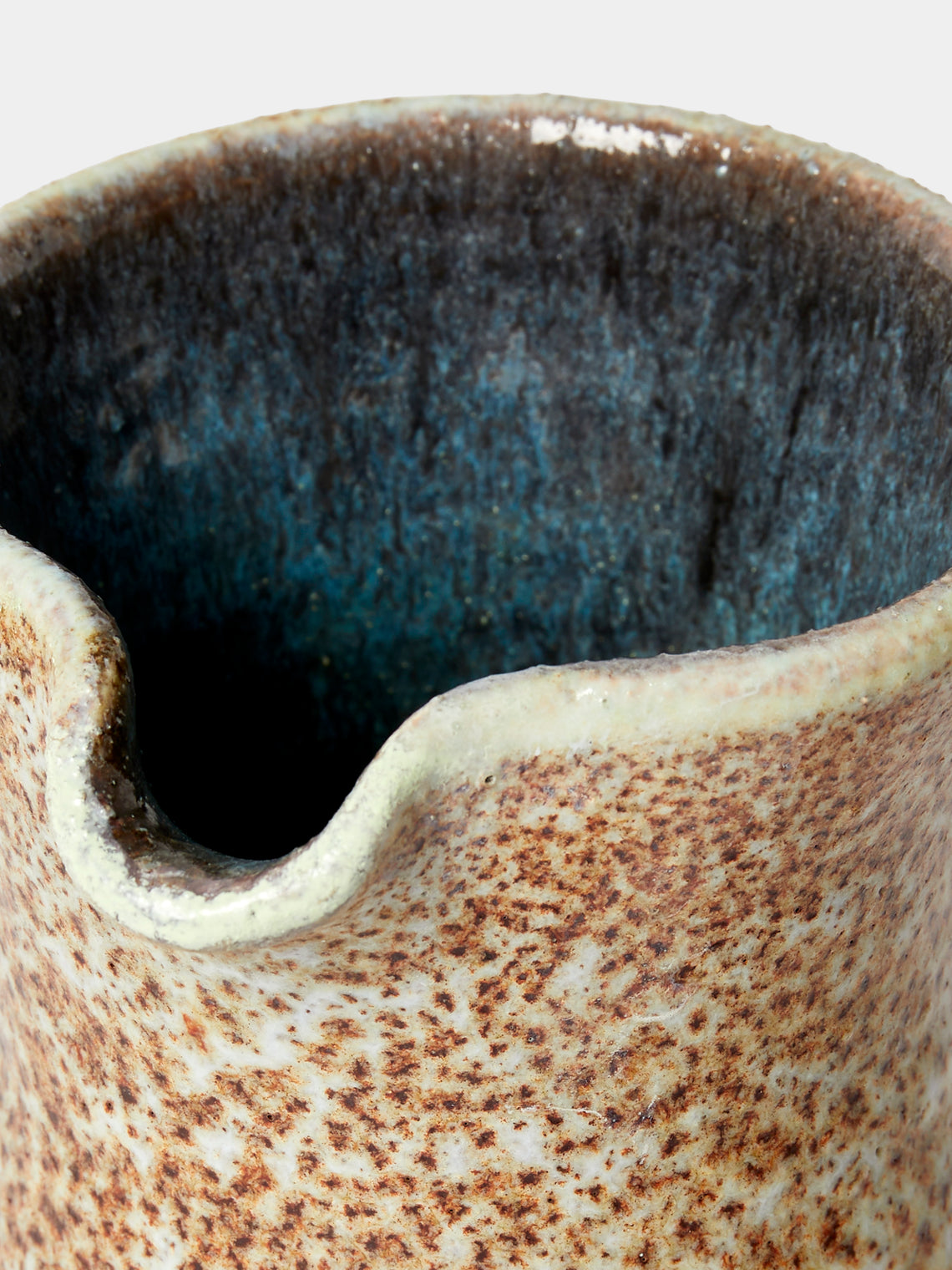 Antique and Vintage - Mid-Century Accolay Ceramic Jug - Brown - ABASK