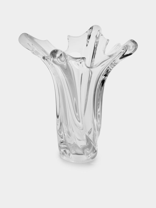 Antique and Vintage - 1980s Art Vannes Crystal Vase -  - ABASK - 
