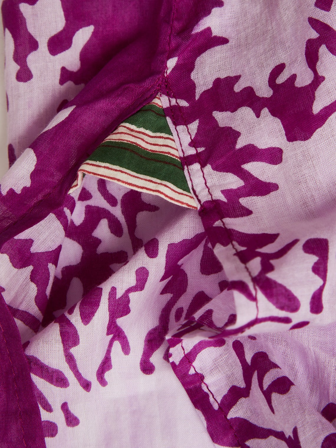 Nazzy Beglari - Hand-Blocked Cotton Shirt Dress | One Size -  - ABASK