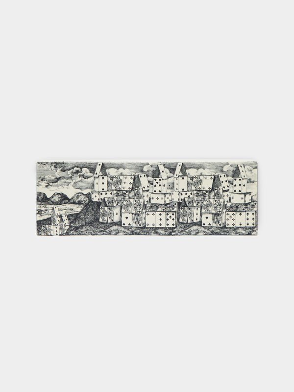 Fornasetti - Città di Carte Hand-Painted Wood Box -  - ABASK - 