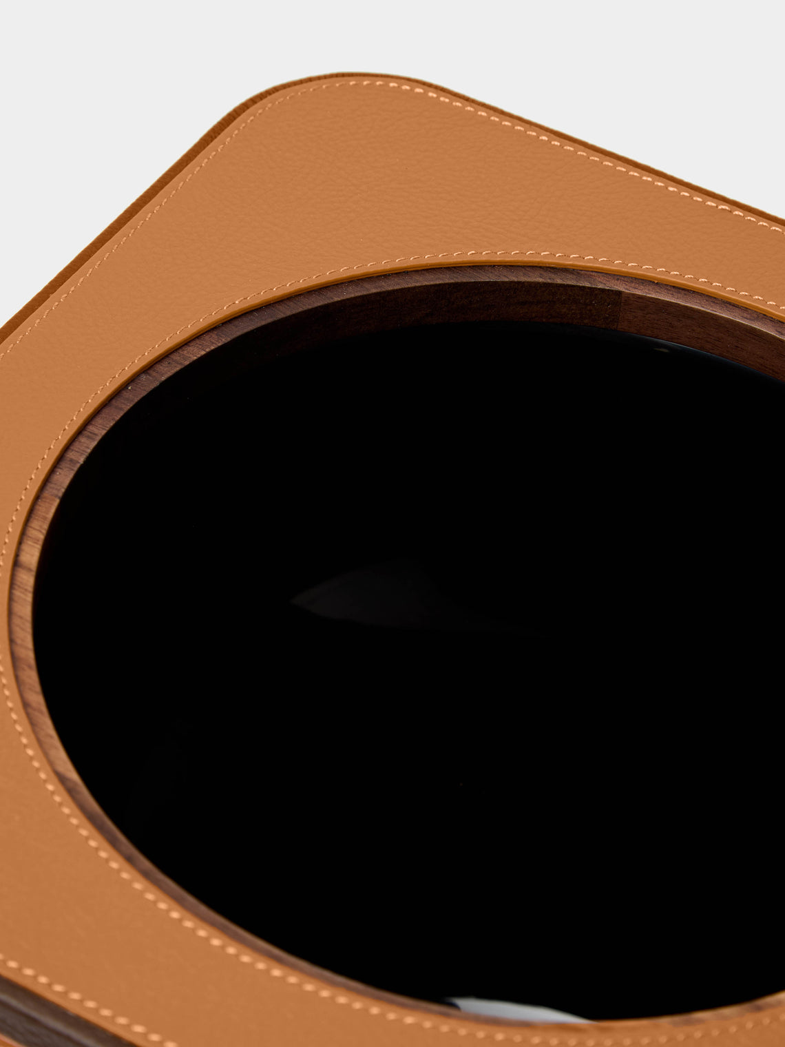 Giobagnara x Poltrona Frau - Leather Wastepaper Bin -  - ABASK