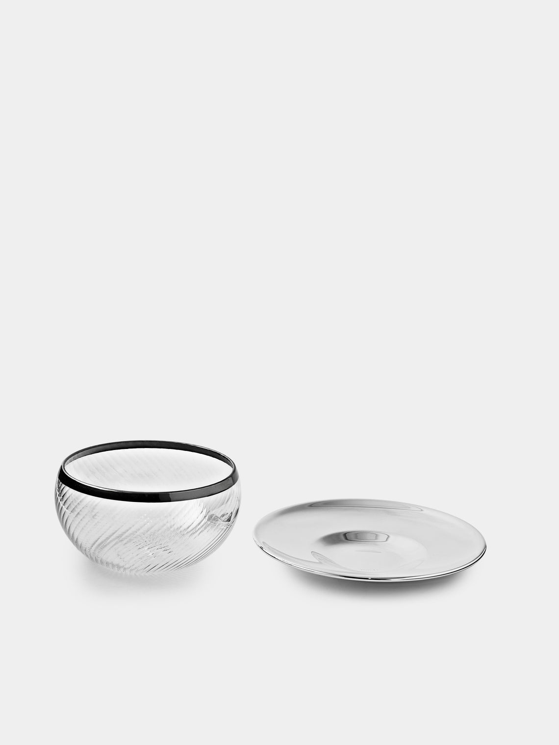 Greggio - Silver-Plated Dessert Bowl - Silver - ABASK