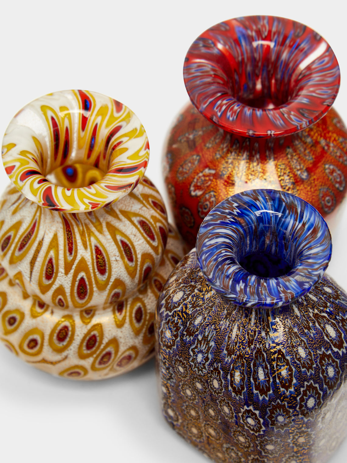 Antique and Vintage - Early 20th Century Bucella Cristalli Perfume Bottles (Set of 3) -  - ABASK
