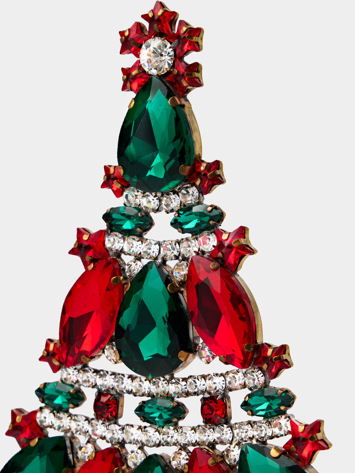 ABASK Decorations - Meticulous Czech Crystal Tree - Green - ABASK