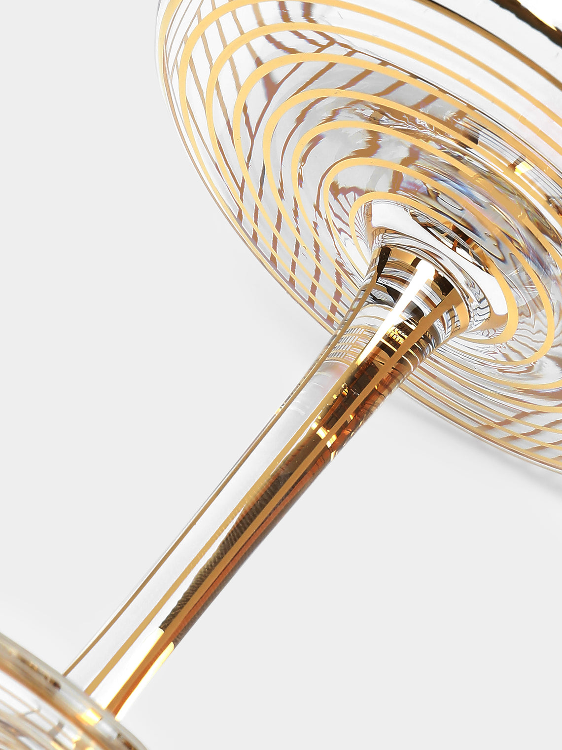 Lobmeyr - Series B Hand-Painted Crystal Champagne Coupe - Gold - ABASK