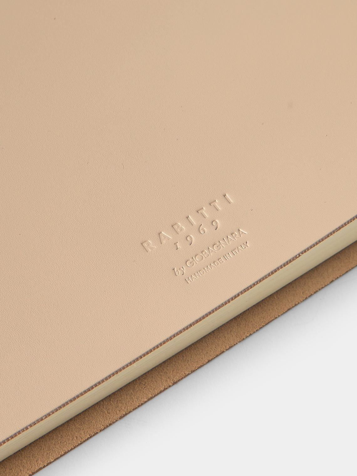 Rabitti 1969 - Legacci Leather Large Photo Album - Cream - ABASK