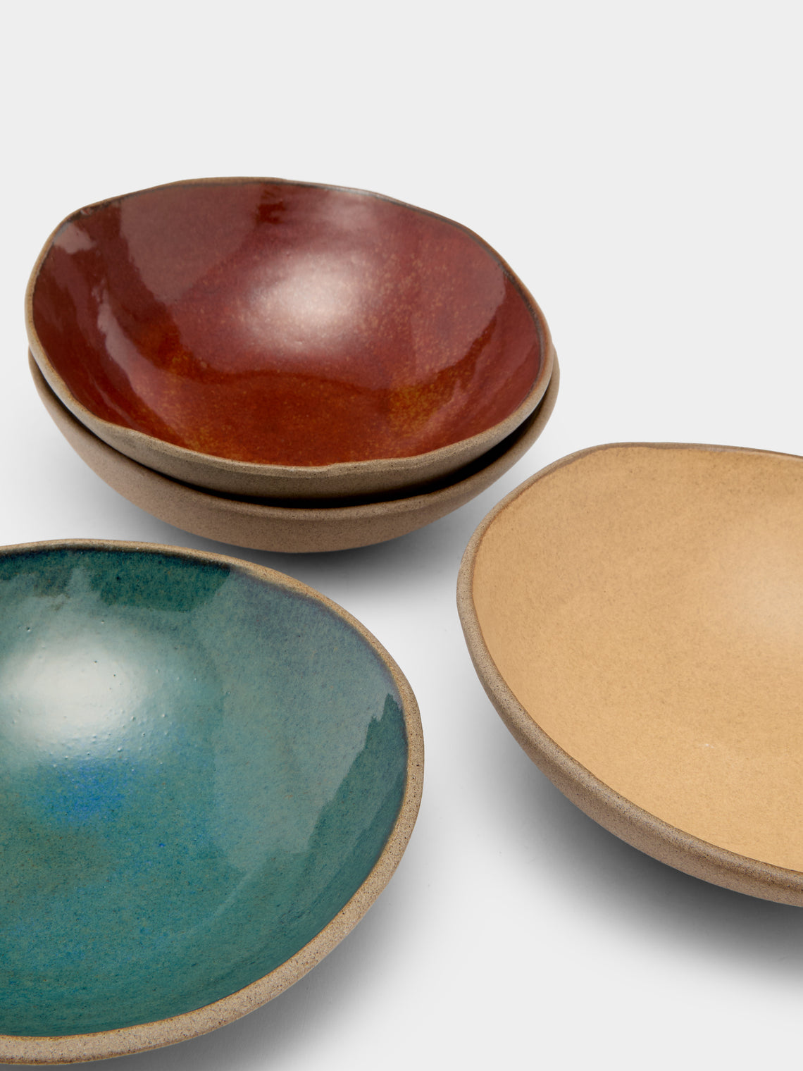 Hana Karim Studio - Hand-Built Stoneware Breakfast Bowls (Set of 4) - Multiple - ABASK