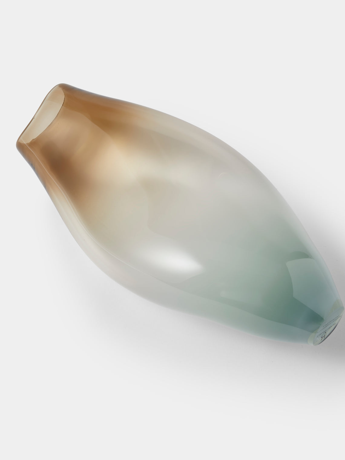 Michèle Oberdieck - Nord Tawny Hand-Blown Glass Vase (15.5in/39cm) - Multiple - ABASK