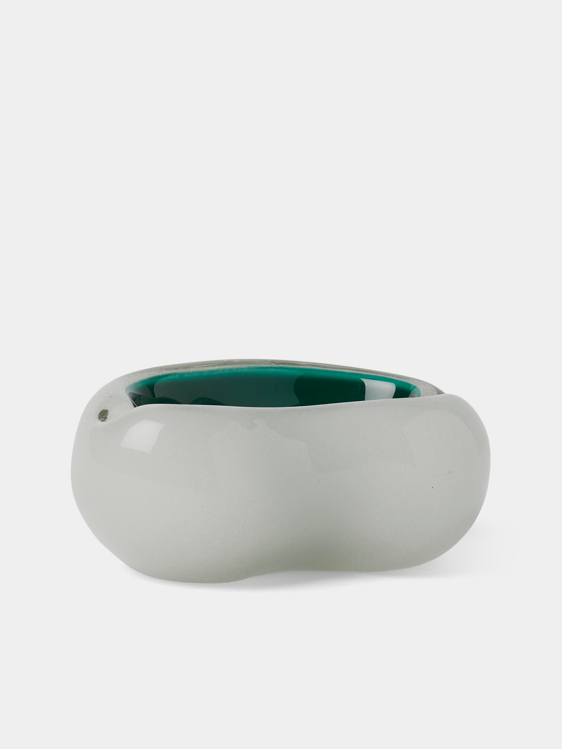 Antique and Vintage - 1950s Seguso Murano Glass Ashtray - White - ABASK - 