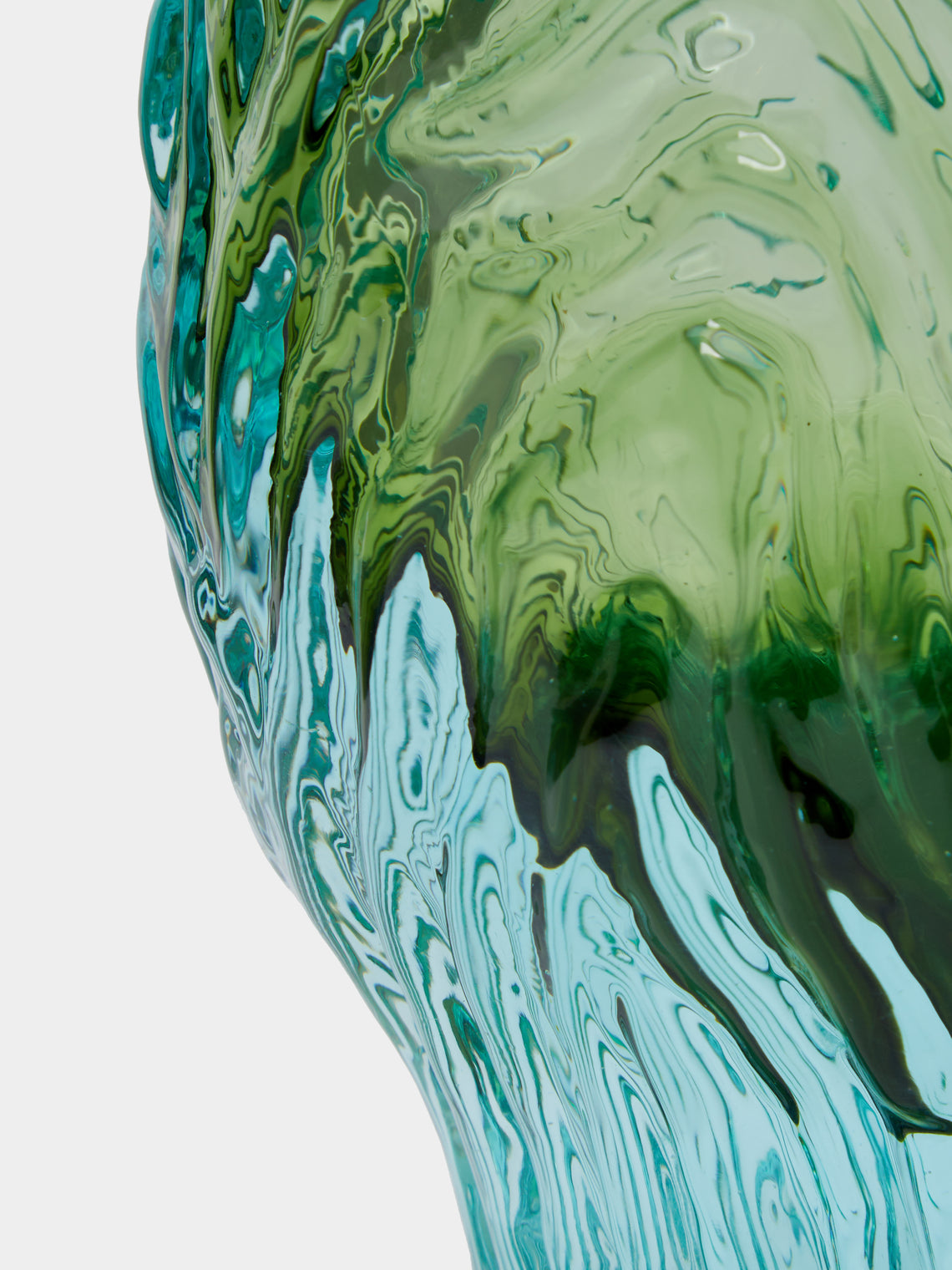 Antique and Vintage - 1960s Flavio Poli Glass Vase -  - ABASK