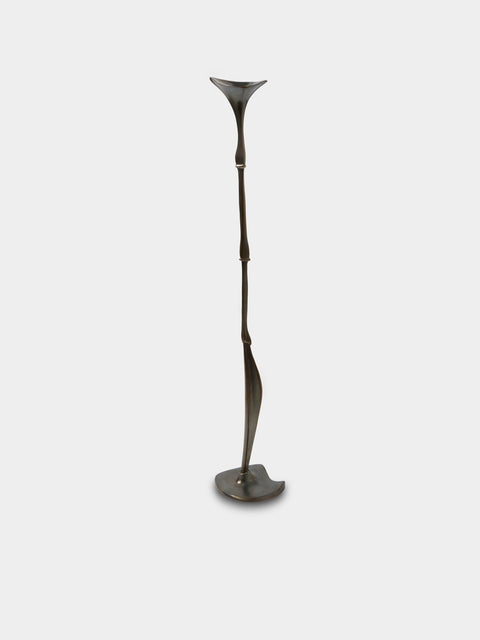 Shaha Raphael - Low Tide Fishbone Hand-Cast Brass Large Candelabra - Brown - ABASK - 