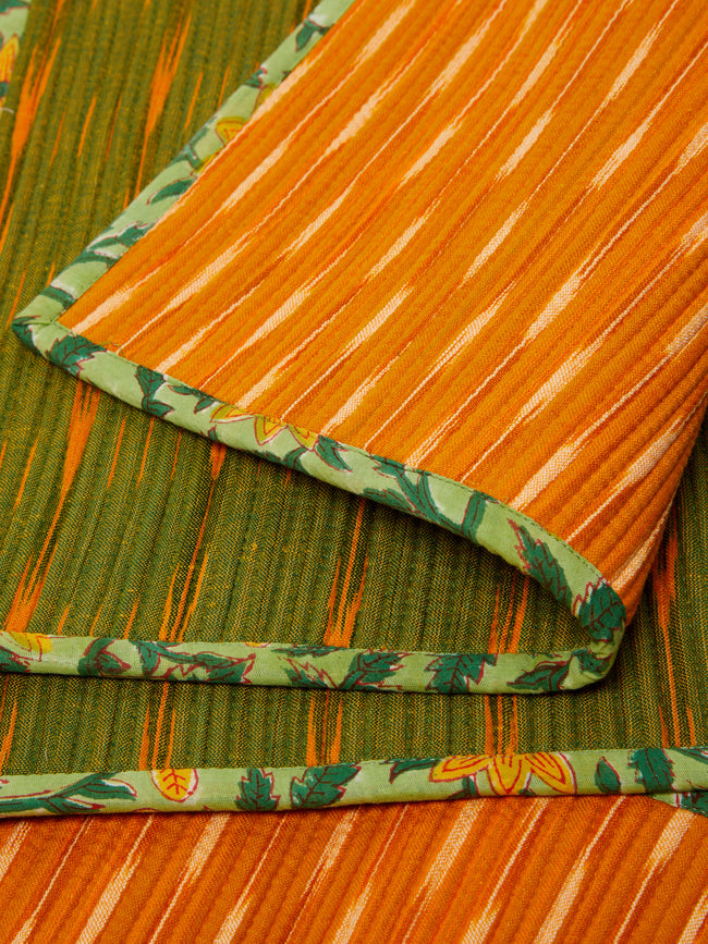 The Table Love - The Breakfast Handwoven Cotton Reversible Placemats (Set of 4) -  - ABASK