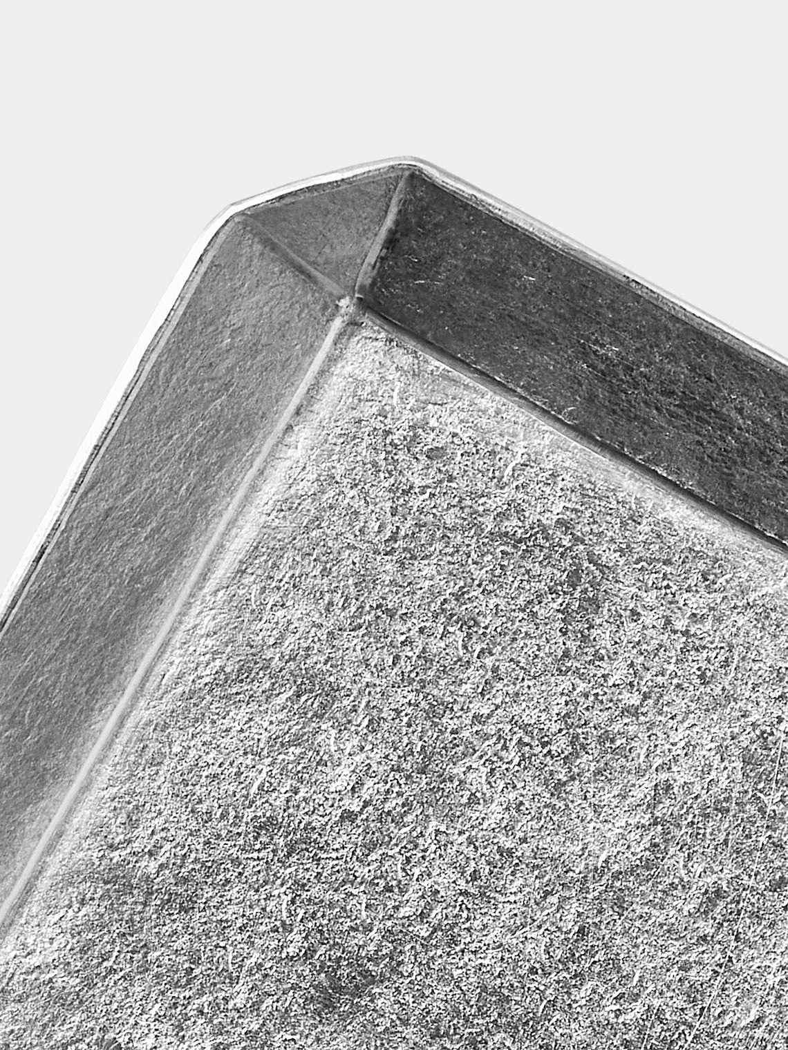 Seikado - Pewter Octagonal Folding Tray (4in/10.5cm) - Silver - ABASK