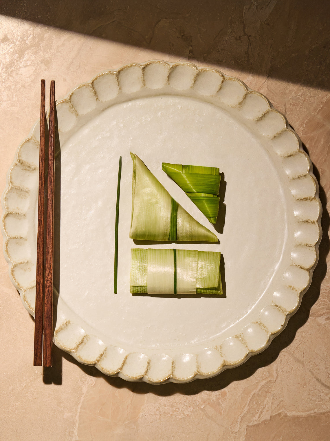 Kaneko Kohyo - Coco Ceramic Dinner Plates – 10.5in/27cm (Set of 4) - White - ABASK