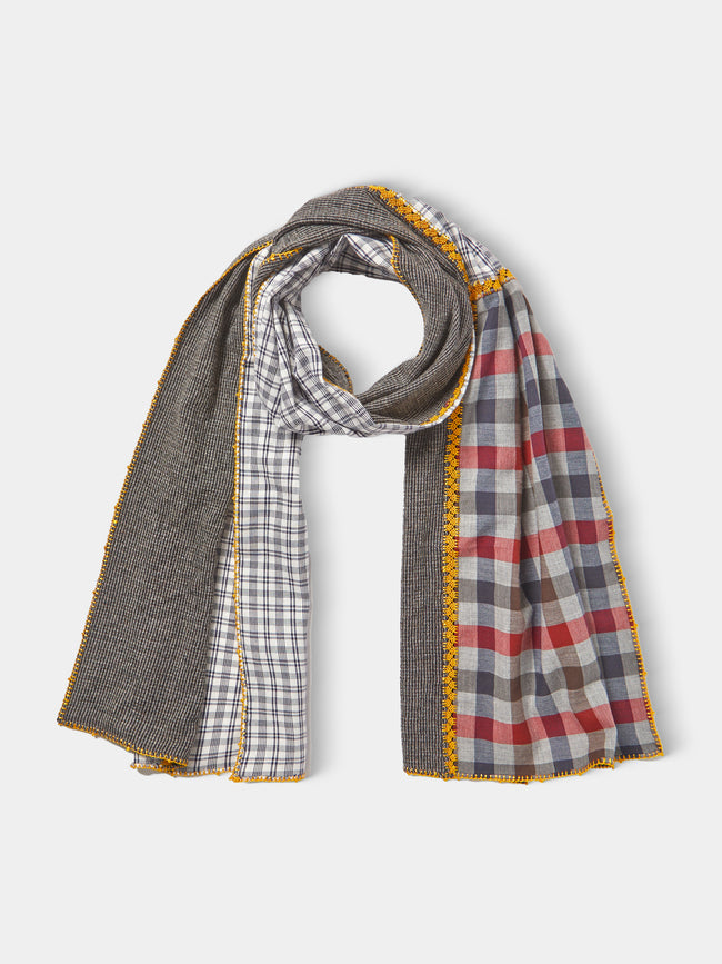 Leo Atlante - Oups Wool-Blend Scarf - Red - ABASK - 