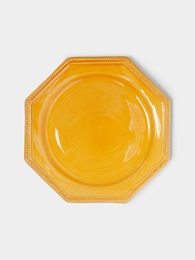 Maison Pichon Uzès - Louis XVI Hand-Glazed Ceramic Dinner Plates (Set of 4) -  - ABASK - 
