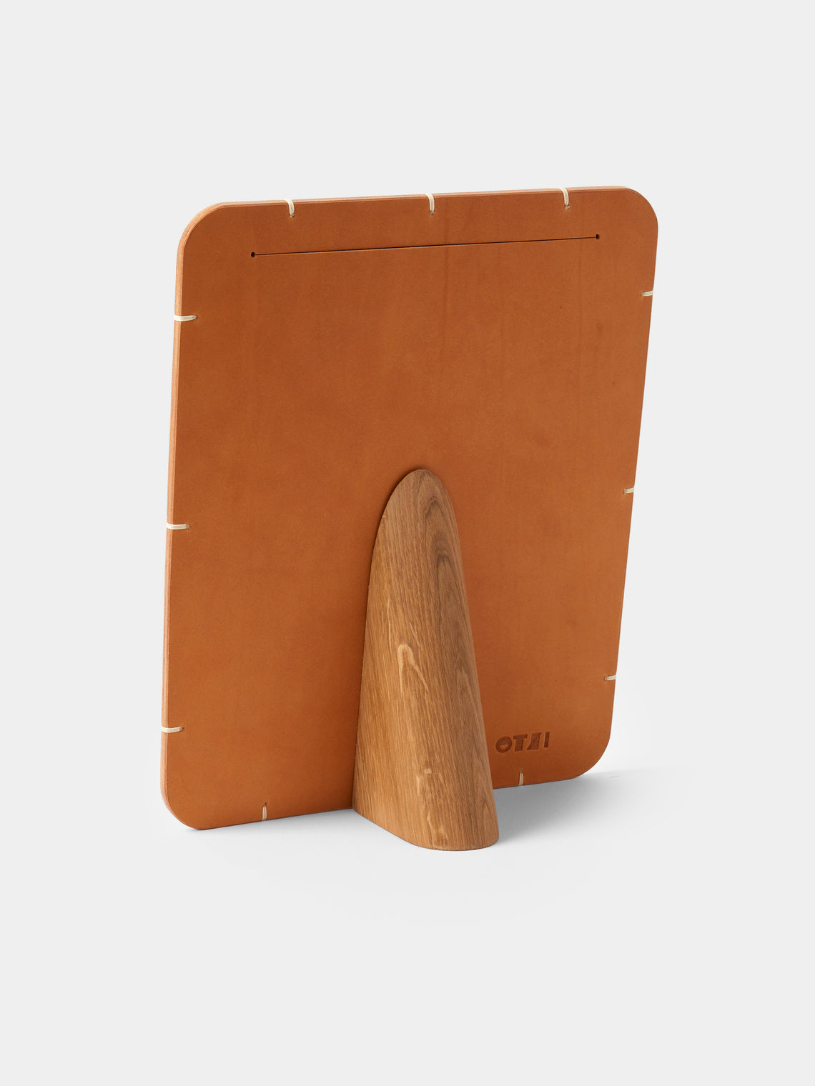 Otzi Studio - Billet Leather & Wood Photo Frame (7x5 inch Photo) - Natural - ABASK