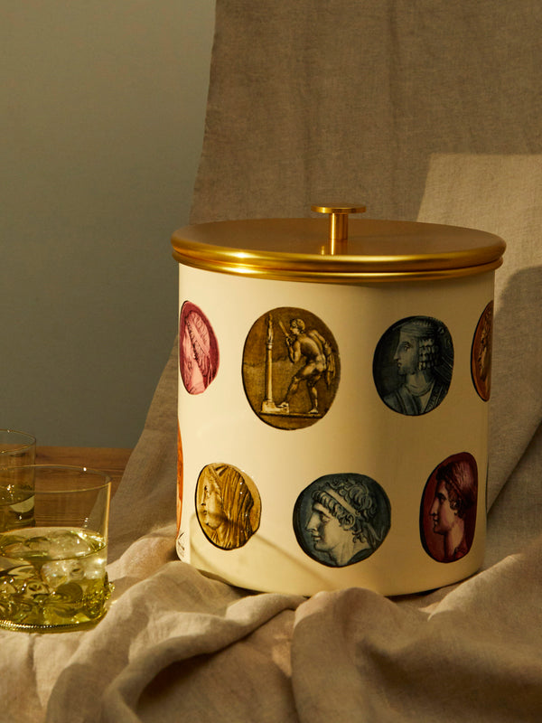 Fornasetti - Cammei Hand-Painted Ice Bucket -  - ABASK