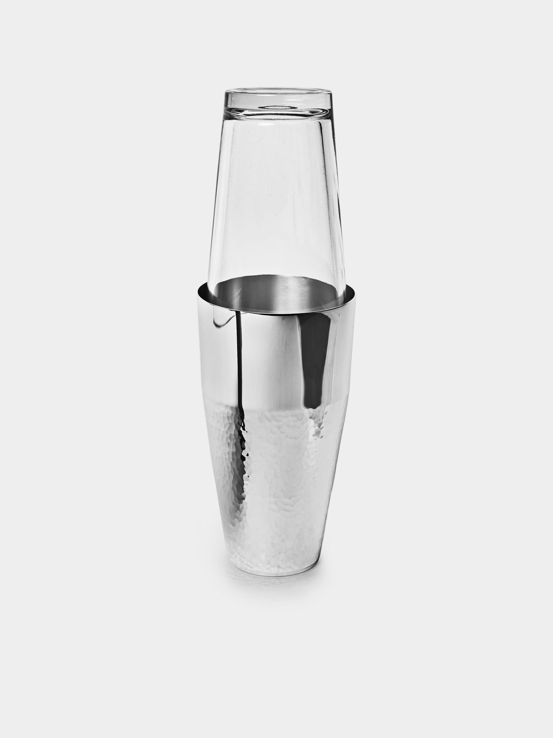 Robbe & Berking - Martelé Cocktail shaker with glass - Silver - ABASK