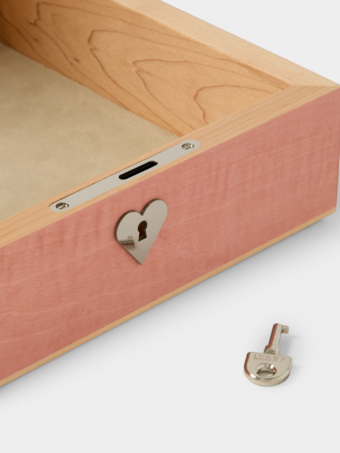 Linley - Henley Heart Sycamore Box - Pink - ABASK