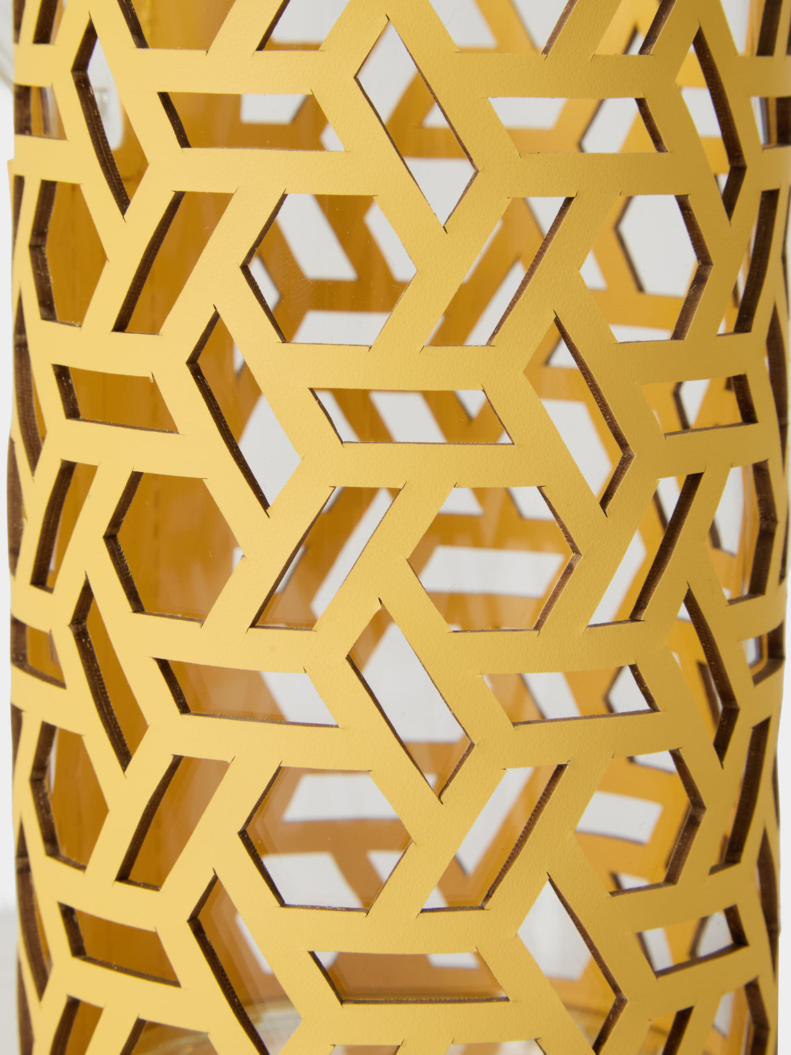 RUDI - Messina Leather and Glass Pitcher (42oz/1.2L) - Yellow - ABASK