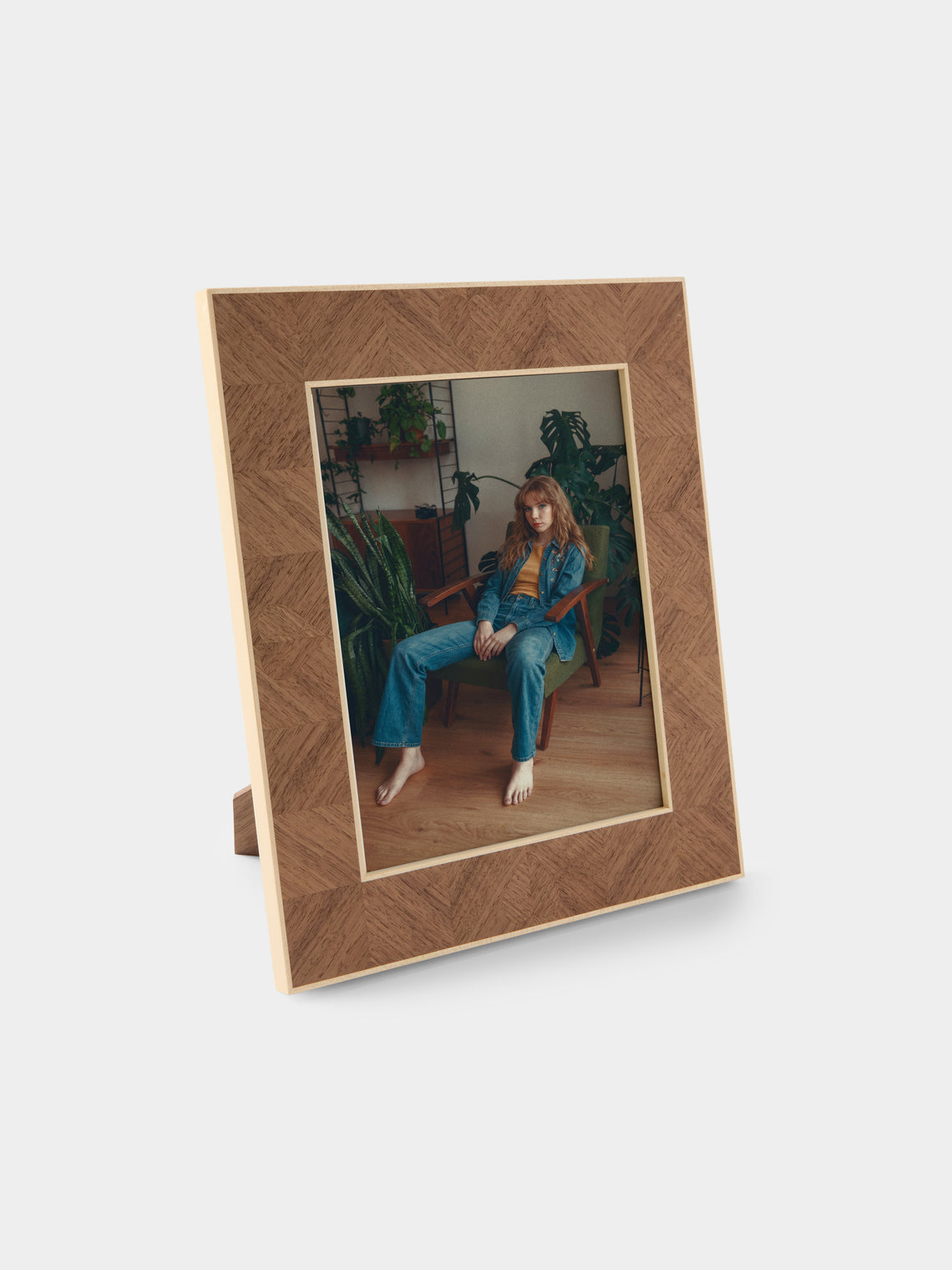 Linley - Henley Heart Walnut Photo Frame (8x10") - Brown - ABASK - 