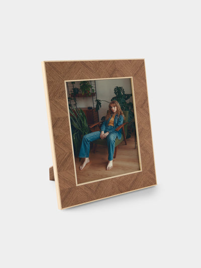 Linley - Henley Heart Walnut Photo Frame (8x10") - Brown - ABASK - 