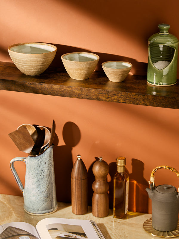 The Leach Pottery - Ceramic Prepping Bowls (Set of 3) -  - ABASK